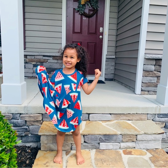 LuLaRoe Other - Lularoe watermelon toddler girl dress 🍉